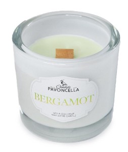 ŚWIECZKA SOJOWA BERGAMOT BIAŁA 170G
