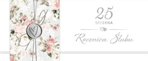 KARNET ROCZNICA ŚLUBU 25