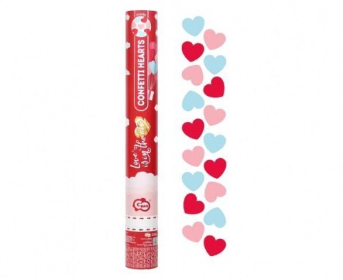 Konfetti pneumatyczne Love is in the air 40cm