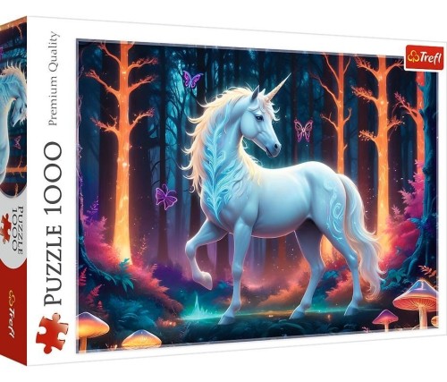 Puzzle 1000 Mistyczny jednorożec TREFL, Trefl