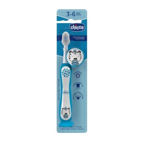 SZCZOTECZKA DO ZĘBÓW TIGER 3-6L, CHICCO