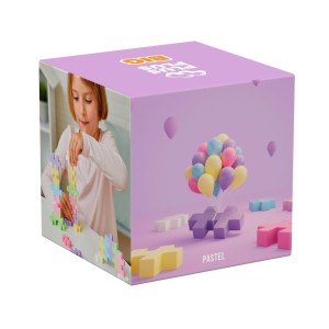 KLOCKI PLUS-PLUS BIG PASTELOWE 100EL, PLUS-PLUS