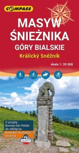 MAPA TURYSTYCZNA - MASYW ŚNIEŻNIKA, PRACA ZBIOROWA