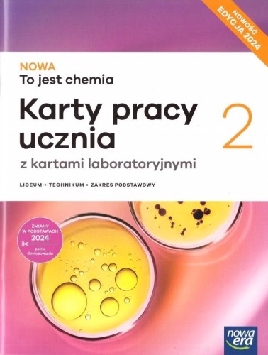 Chemia LO 2 Nowa To jest chemia KP ZP 2025