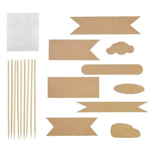 Pickery flagi Kraft Balloons 9szt