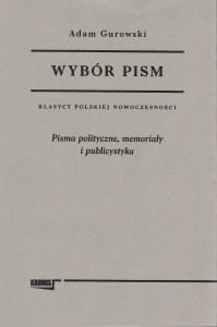 WYBÓR PISM, ADAM GUROWSKI