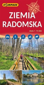 MAPA - ZIEMIA RADOMSKA 1:75 000, PRACA ZBIOROWA
