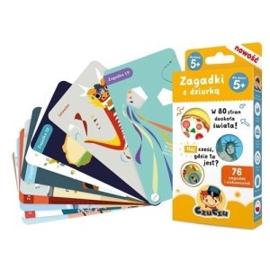 CZUCZU ZAGADKI Z DZIURKĄ 5+, BRIGHT JUNIOR MEDIA