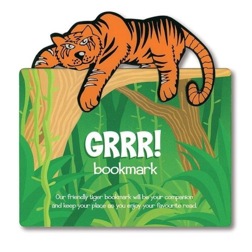 Zwierzęca zakładka do książki - Grrr! - Tygrys, IF