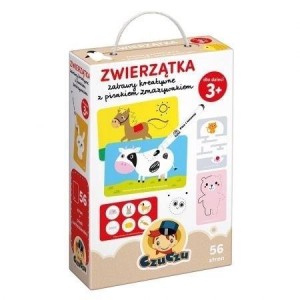 CZUCZU ZWIERZĄTKA. ZABAWY KREATYWNE Z PISAKIEM 3+
