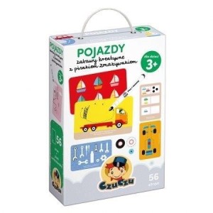 CZUCZU POJAZDY. ZABAWY KREATYWNE Z PISAKIEM 3+