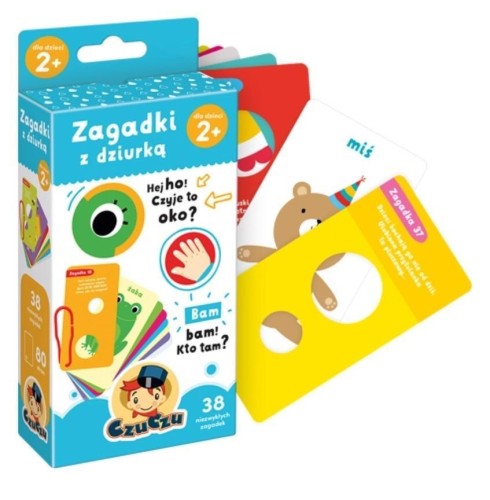 Zagadki CzuCzu z dziurką 2+, Bright Junior Media
