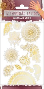 TATUAŻE METALICZNE MEHNDI, GRAFIX