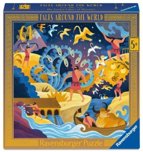 PUZZLE DLA DZIECI: DWANAŚCIE PRAC HERKULESA 64EL