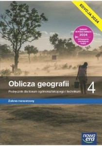  Geografia/ Oblicza geografii 4 ZR Nowa era, wyd. 2024, PODRĘCZNIK używany kat. A 