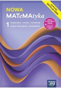 Nowa Matematyka 1 Nowa Era ZPR, wyd. 2024, PODRĘCZNIK używany kat. A 
