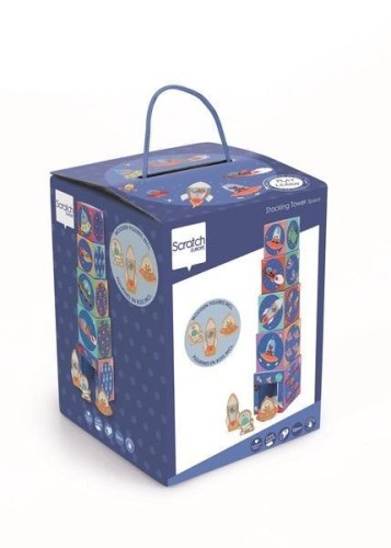 Piramida edukacyjna z figurkami Kosmos, Scratch