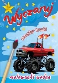 MALOWANKI WODNE. WYCZARUJ MONSTER TRUCKI