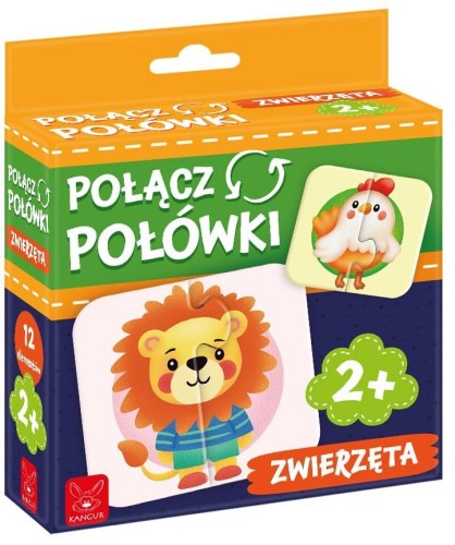 Połącz połówki Zwierzęta, Kangur
