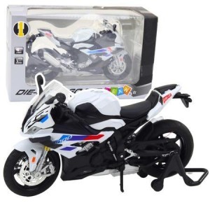 MOTOCYKL METALOWY ZE ŚWIATŁEM I DŻWIĘKIEM 1:12