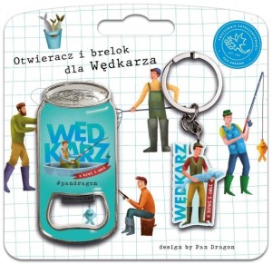 ZESTAW BRELOK + OTWIERACZ DLA WĘDKARZA, PAN DRAGON