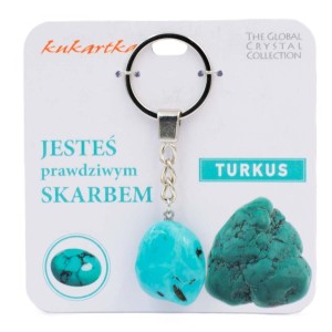 BRELOK JESTEŚ SKARBEM TURKUS, KUKARTKA