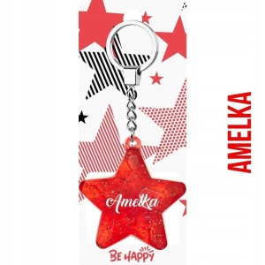 BRELOK GWIAZDKA AMELKA, BE-HAPPY GIFTS