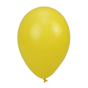 BALONY PASTELOWE JEDNOKOLOROWE ŻÓŁTE 24CM 10SZT