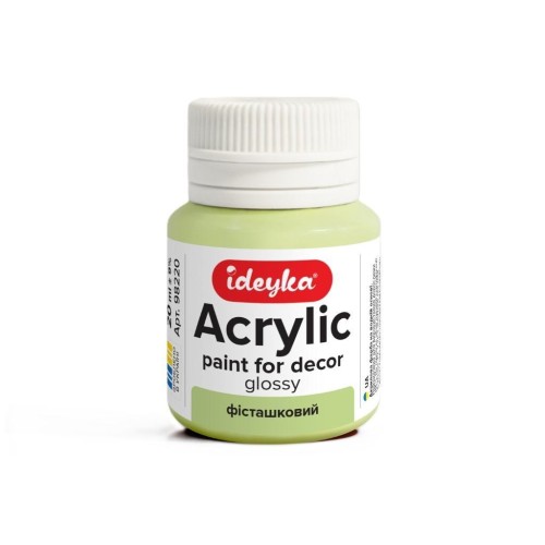 Farba akrylowa Pistacja 20ml, Ideyka