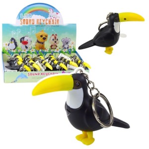 BRELOK DO KLUCZY TUKAN LED, LEANTOYS