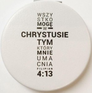 LUSTERKO KIESZONKOWE - WSZYSTKO MOGĘ W CHRYSTUSIE