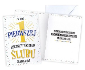 KARNET ROCZNICA ŚLUBU 1