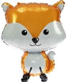 BALON FOLIOWY LEŚNE ZWIERZĄTKA - LISEK 48CM