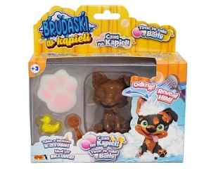 BRUDASKI W KĄPIELI PIESEK CORGI BRĄZOWO-CZARNY