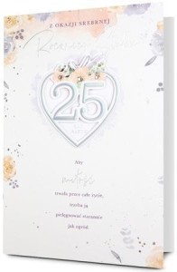 KARNET B6 ROCZNICA ŚLUBU 25