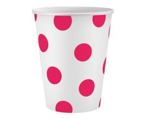 KUBECZKI PAP GROSZKI 250ML 6SZT