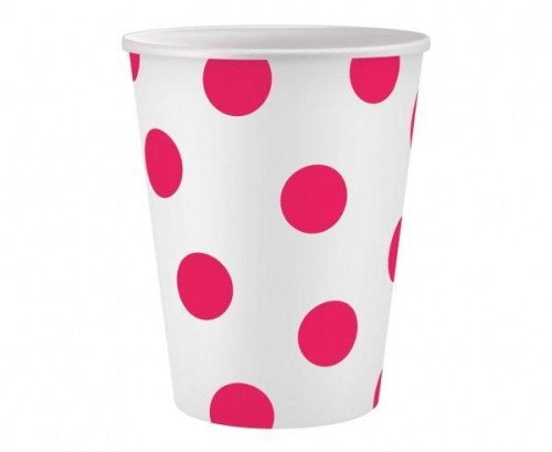 Kubeczki pap Groszki 250ml 6szt