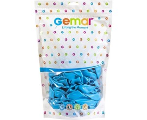 BALONY PASTELOWE BŁĘKITNE 33CM 50SZT
