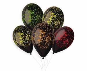 BALONY PREMIUM HEL MARBLE CZARNE 33CM 5SZT