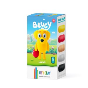 HEY CLAY - FIGURKA BLUEY LUCKY + AKCESORIAMI 5PAK