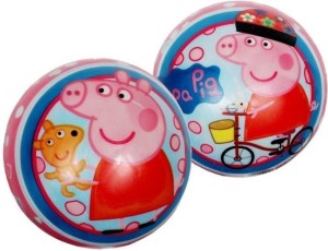 JOHN PIŁKA PERŁOWA ŚWINKA PEPPA 23 CM, SIMBA