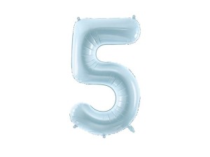 BALON FOLIOWY 5 JASNY NIEBIESKI 72CM