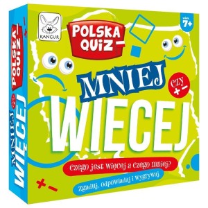 POLSKA QUIZ MNIEJ CZY WIĘCEJ, KANGUR