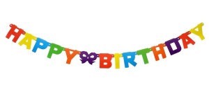 GIRLANDA KOLOROWA HAPPY BIRTHDAY