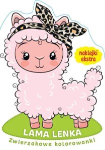ZWIERZAKOWE KOLOROWANKI. LAMA LENKA