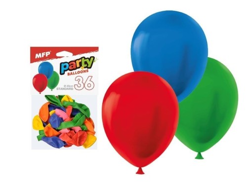 Balon dmuchany standard 23cm 36szt