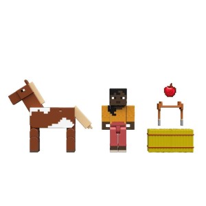 MINECRAFT FIGURKI 2-PAK + AKCESORIA JCN57, MATTEL