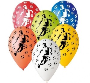 BALONY PREMIUM PIŁKARZE 30CM 5SZT