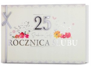 KARNET B6 ROCZNICA ŚLUBU 25