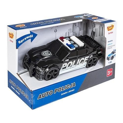Auto policja światło i dźwięk, Smily Play